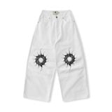  23'Logo Baggy Jeans / White 