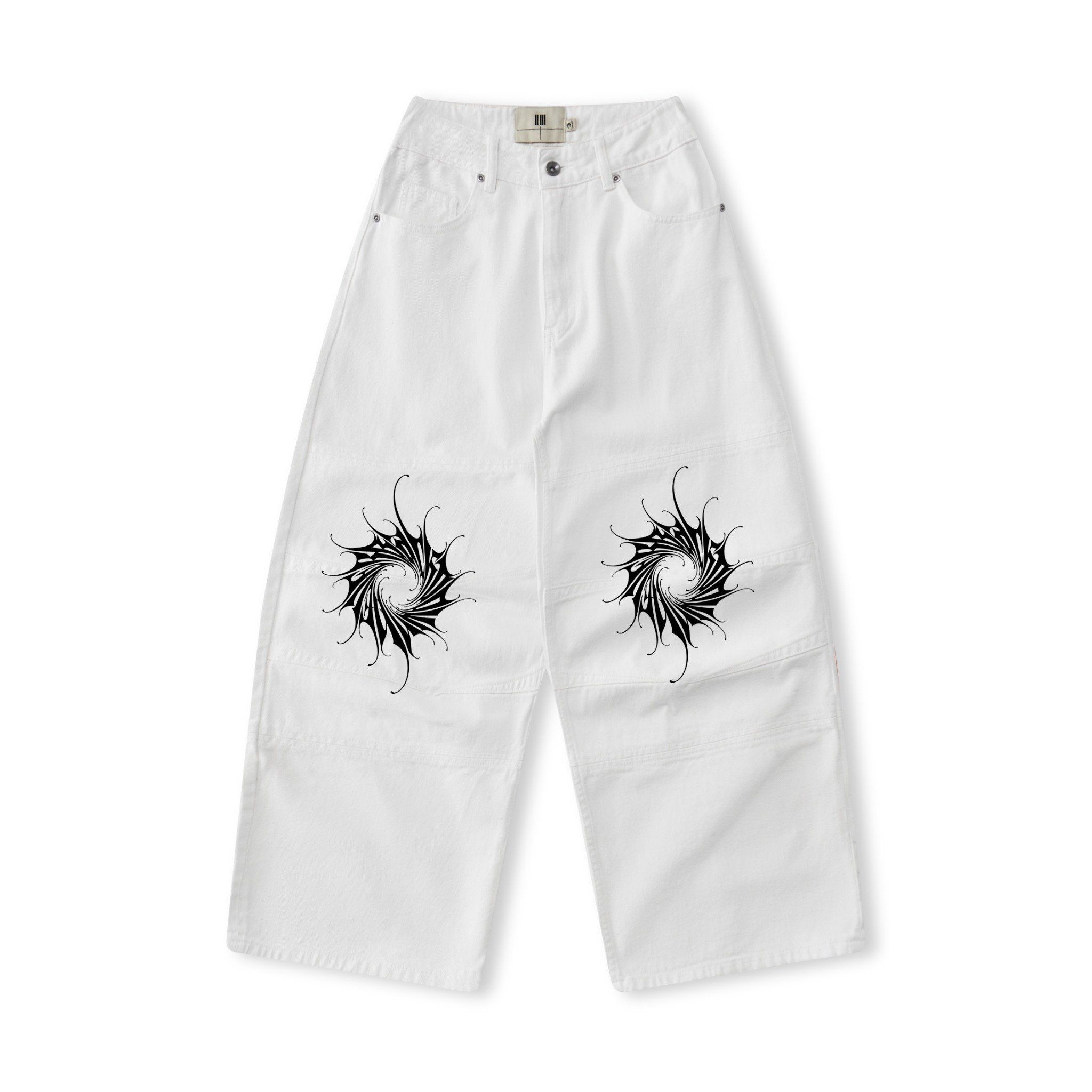  23'Logo Baggy Jeans / White 