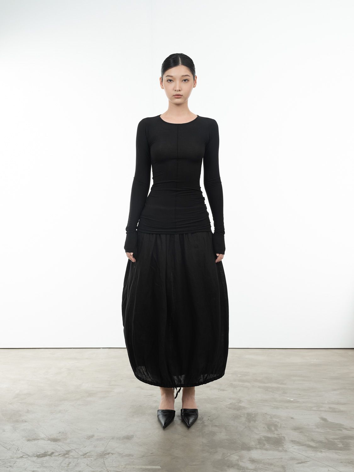  Volume Linen skirt 