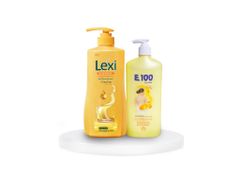 Combo Dầu Gội Lexi 630G Vàng Tặng Kèm 1 Sữa Tắm E100 520ML