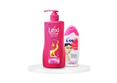 Combo Lexi 630g  + Sữa Tắm Trắng Da E100 200g