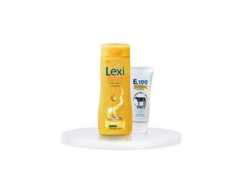 Dầu gội Lexi Màu Vàng Kèm SRM Bò