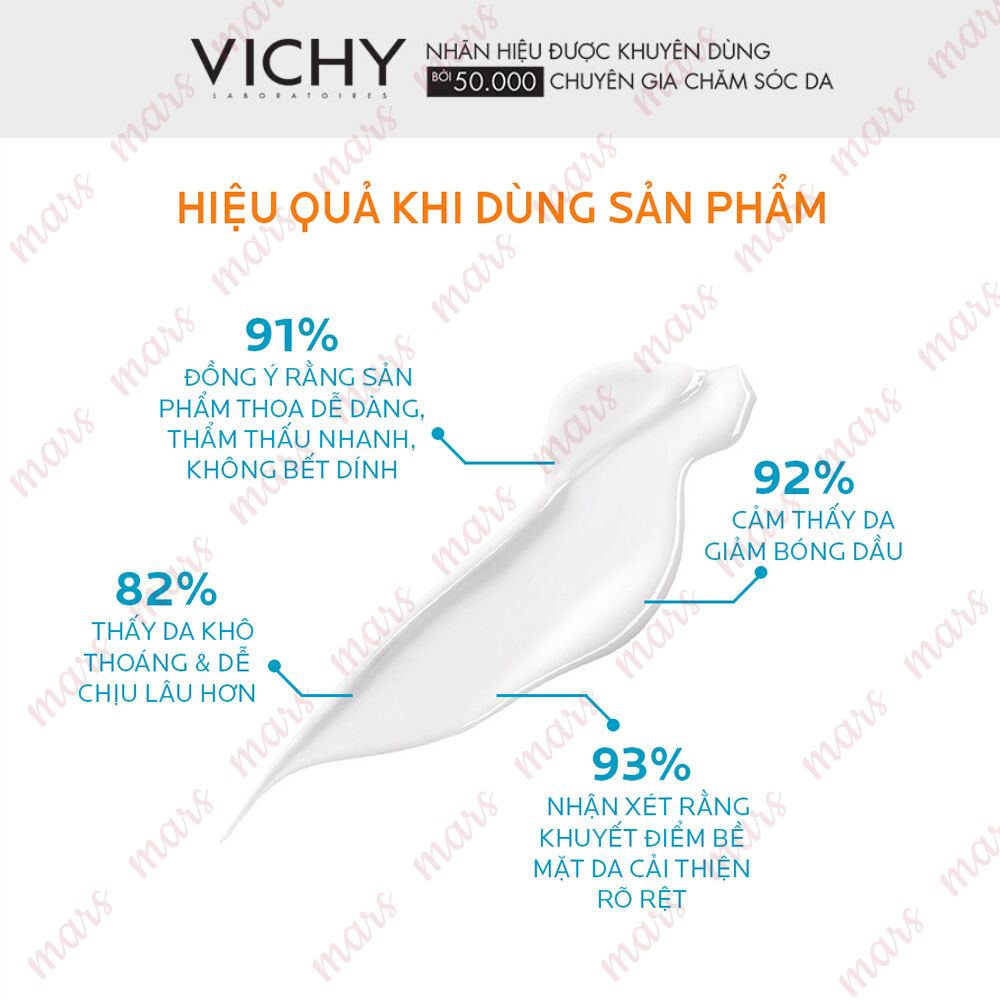  Kem Chống Nắng Cho Da Dầu, Không Nhờn Rít Vichy Capital Soleil Dry Touch SPF50+ 50ml 