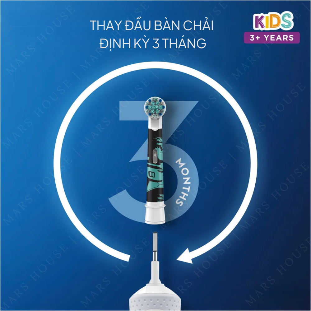  Bàn Chải Điện Trẻ Em Oral-B Kids Star Wars 