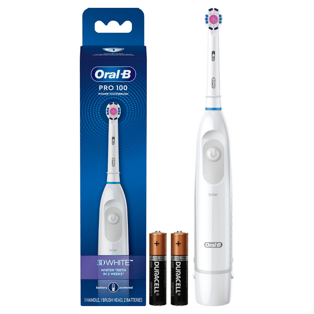  Bàn Chải Pin Oral-B Pro 100 3D White 