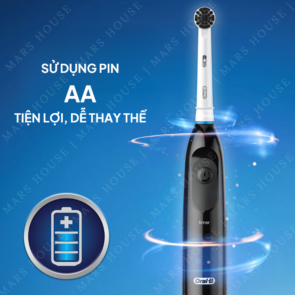  Bàn Chải Pin Oral-B Pro 100 Charcoal 