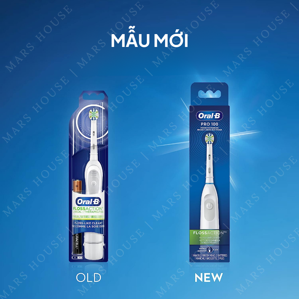  Bàn Chải Pin Oral-B Pro 100 FlossAction 