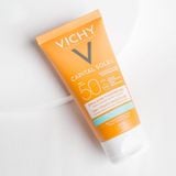  Kem Chống Nắng Cho Da Dầu, Không Nhờn Rít Vichy Capital Soleil Dry Touch SPF50+ 50ml 