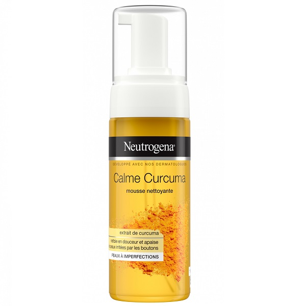  Sữa Rửa Mặt Nghệ Neutrogena Calme Curcuma Mousse Nettoyante 150ml 