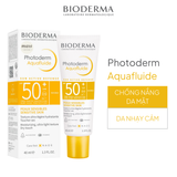  Kem Chống Nắng Bioderma Photoderm Aquafluide SPF 50+ (Invisible) 40ml 