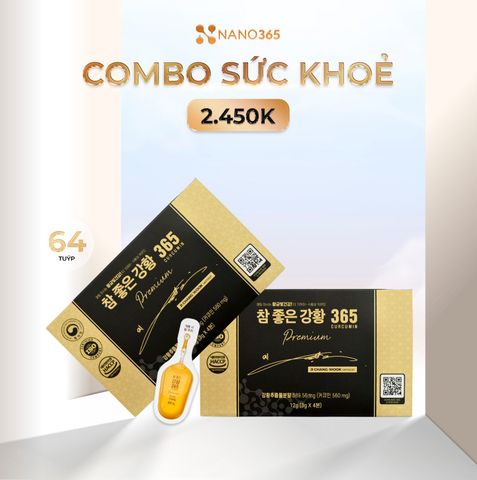  [Combo 01] 2 Tinh nghệ Nano 365 Premium (64 tuýp) 