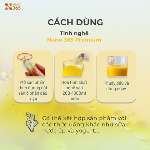  [Combo 01] 2 Tinh nghệ Nano 365 Premium (64 tuýp) 