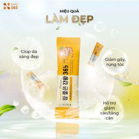  [Sample] 5 thanh thạch nghệ Nano 365 Collagen Premium vị xoài Ji Chang Wook version - 125g 