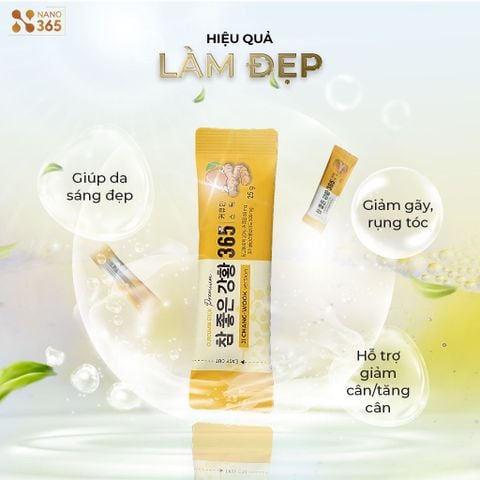  [Combo] 2 hộp Thạch Nghệ Nano 365 Collagen Premium (20 thanh) 