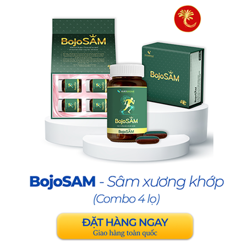 SSV003 - BOJOSAM (Sâm xương khớp) - Combo 4 lọ