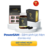POWERSAM (Sâm sinh lực Men) - Combo 4 lọ