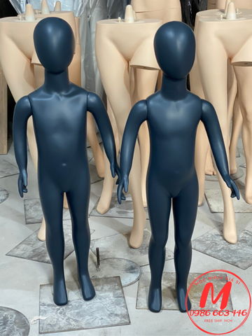  Manocanh trẻ em thể thao sơn đen 