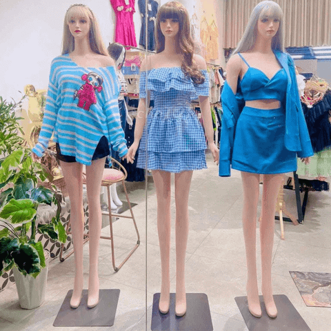  Manocanh nữ dáng đẹp thời trang mặt vẽ M01 