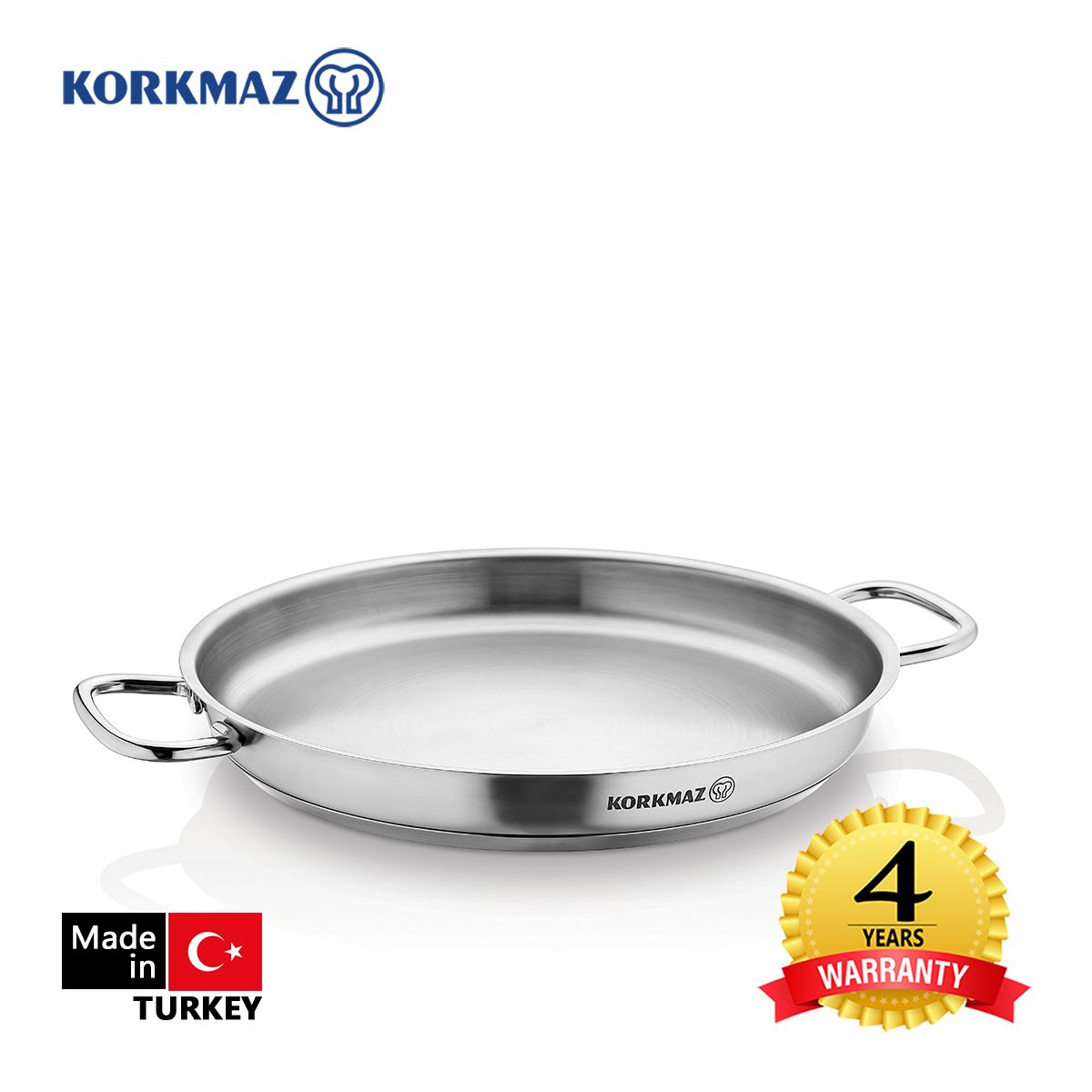  Chảo omelette inox cao cấp Korkmaz Proline 24 cm - A1185 