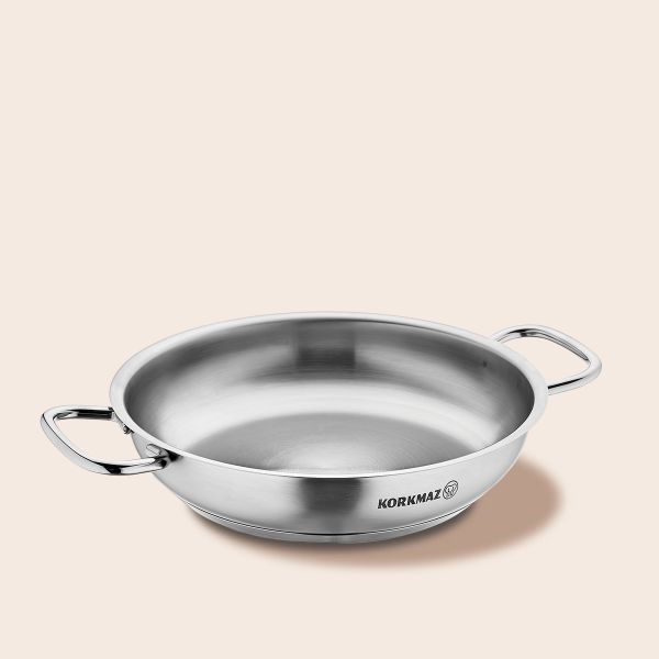  Chảo inox cao cấp 2 quai Korkmax Proline 24cm - A1192 