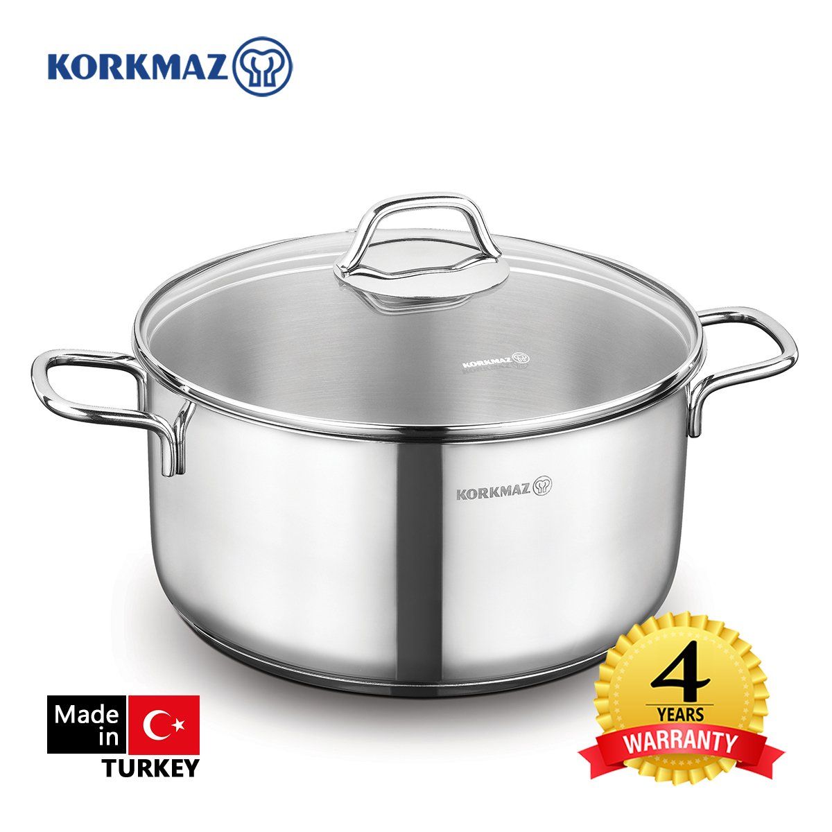  Nồi inox cao cấp Korkmaz Perla 8.5 lít - A1572 