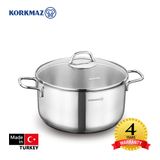  Nồi inox cao cấp Korkmaz Perla 5.5 lít - A1657 