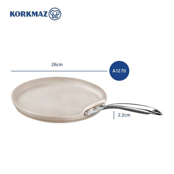  Chảo chống dính làm bánh Korkmaz Granita 26 cm - KONCA1270 