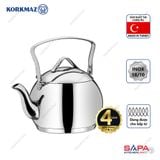  Ấm inox cao cấp Korkmaz Tombik 2 lít - A093 