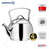  Ấm inox cao cấp Korkmaz Tombik 3.5 lít - A094 
