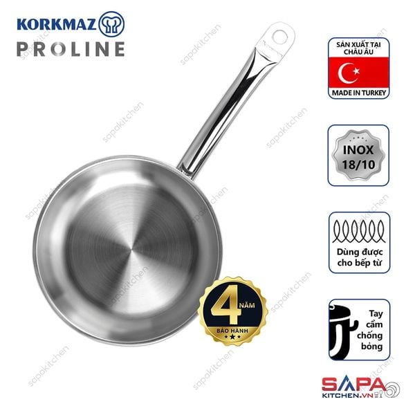  Chảo inox cao cấp Korkmaz Proline 28cm - A1154 