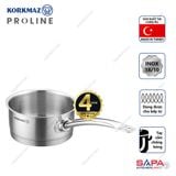  Quánh inox cao cấp Korkmaz Proline 1.5 lít không nắp - A1156 