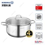  Nồi inox cao cấp Korkmaz Perla 8.5 lít - A1572 