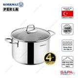  Nồi inox cao cấp Korkmaz Perla 4.8 lít thân cao - A2698 