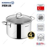  Nồi inox cao cấp Korkmaz Perla 7.8 lít thân cao - A2699 