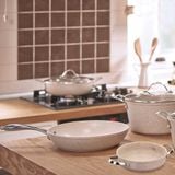  [GIẢM THÊM 8%-8OI3DEQEIOTB8] Nồi chống dính cao cấp Korkmaz Granita thân thấp 2.5 lít - A1854 