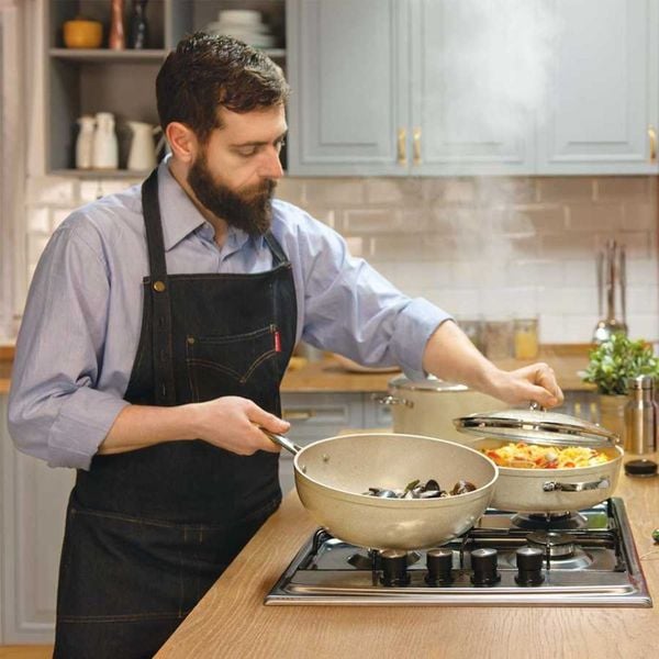  Chảo chống dính sâu Korkmaz Granita 24cm - 2.5 lít - KONCA1273 