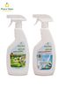 TLC1 Combo Sản Phẩm  Gốc Thực Vật Peace Mass - Nước Cọ Toilet + Nước Lau Kính 700ml (Thuộc nhóm Sản phẩm Lành tính / Hữu cơ)
