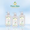 NRTC3 Combo 03 Sản Phẩm Gốc Thực Vật Peace Mass Nước Rửa Tay 340ml