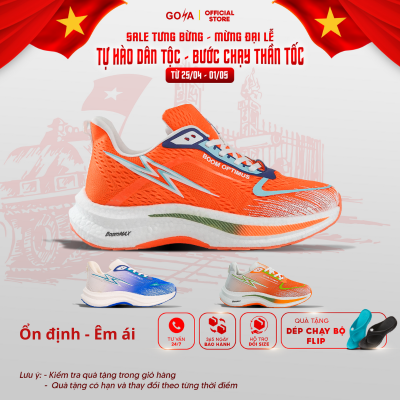  Giày Thể Thao Chạy Bộ Nam Nữ GOYA Boom Optimus Năm 2025 - Full Màu 