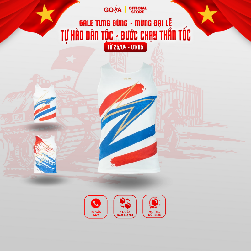  Áo Thể Thao Chạy Bộ Nam Nữ Singlet GOYA Trơn Năm 2025 - AS05 