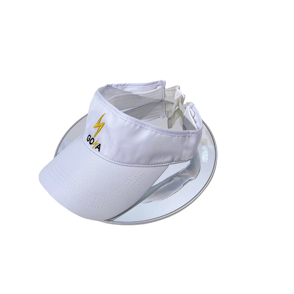  [SNGY] Mũ Thể Thao Chạy Bộ GOYA Visor Supper Light Màu Trắng 