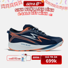 Giày Thể Thao Chạy Bộ, Leo Núi Nam Nữ Goya Trail Blaze Năm 2025 Xanh Dương Đế Cam