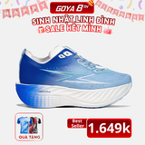  [NEW] Giày Thể Thao Chạy Bộ Nam Nữ Goya Neo Pro Full Carbon Năm 2025 Trắng Xanh Nhạt 