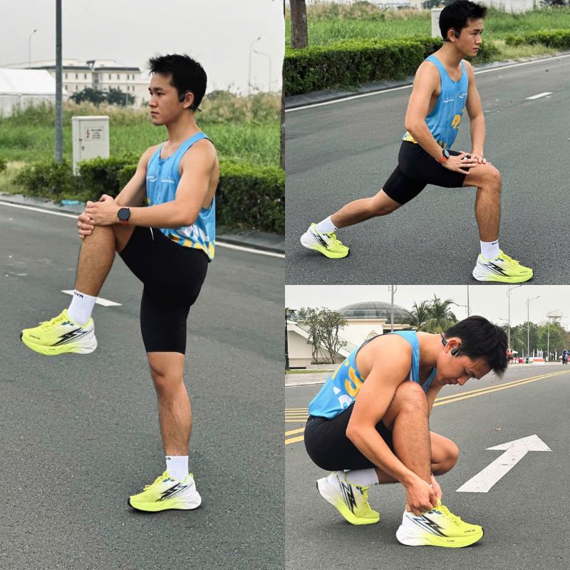  [SNGY] [NEW] Giày Thể Thao Chạy Bộ Nam Nữ GOYA Strides 3 Năm 2025 - Màu Xanh Thiên Thanh 