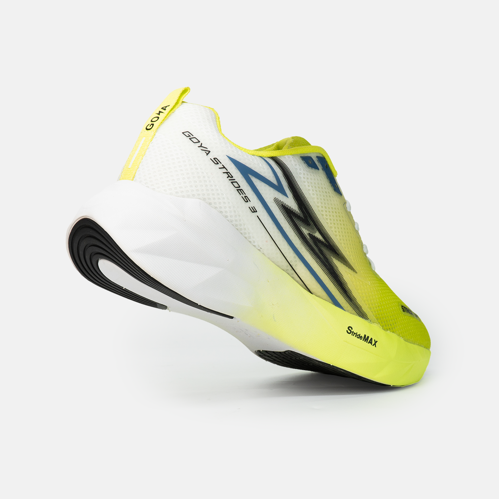  Giày Thể Thao Chạy Bộ Nam Nữ Goya Strides 3 Năm 2025 Xanh Neon 