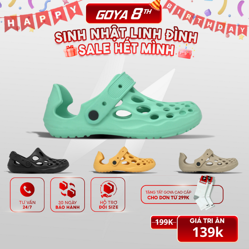  Giày Sandal Thể Thao Chạy Bộ Goya Heimer Năm 2025 Xanh Ngọc 
