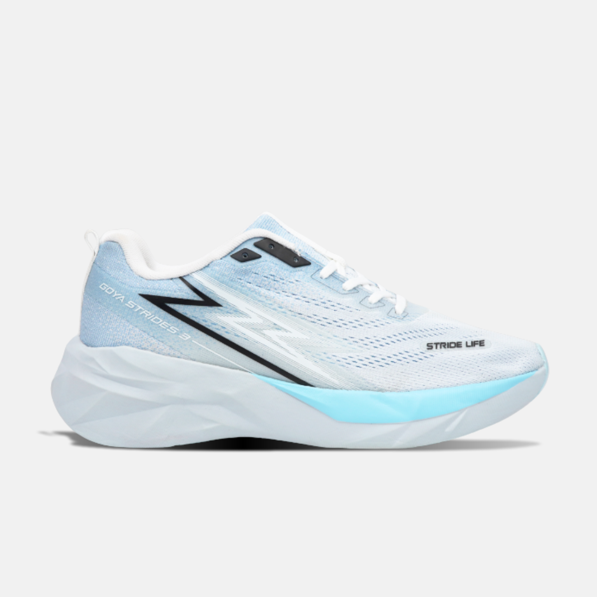  [SNGY] [NEW] Giày Thể Thao Chạy Bộ Nam Nữ GOYA Strides 3 Năm 2025 - Màu Xanh Thiên Thanh 