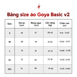  [GYSN] [NEW] Áo thun thể thao chạy bộ nam nữ GOYA BASIC V2 full màu - Siêu nhẹ, thoáng mát, co giãn tốt 