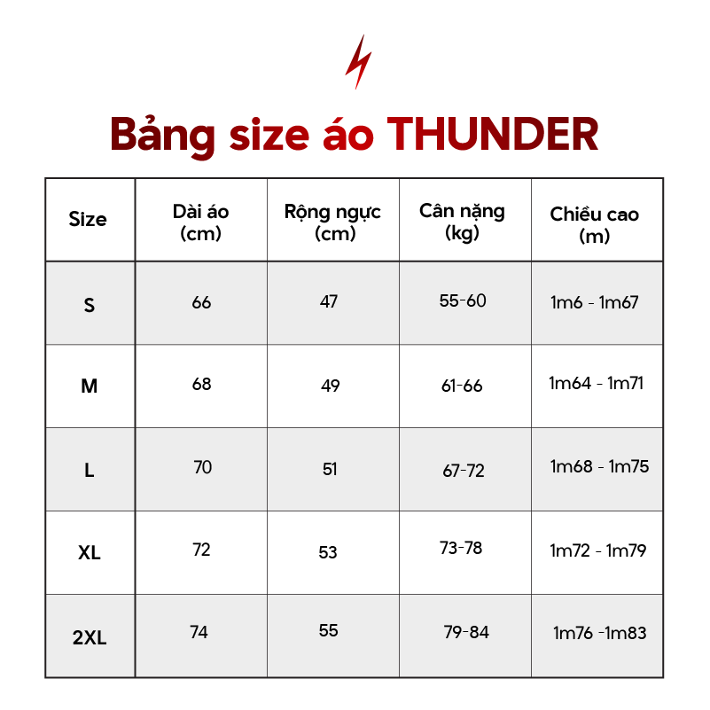  [GYSN] [NEW] Áo thun thể thao chạy bộ nam nữ T-Shirt THUNDER full màu - Co giãn 4 chiều, mềm mại và thoáng khí 