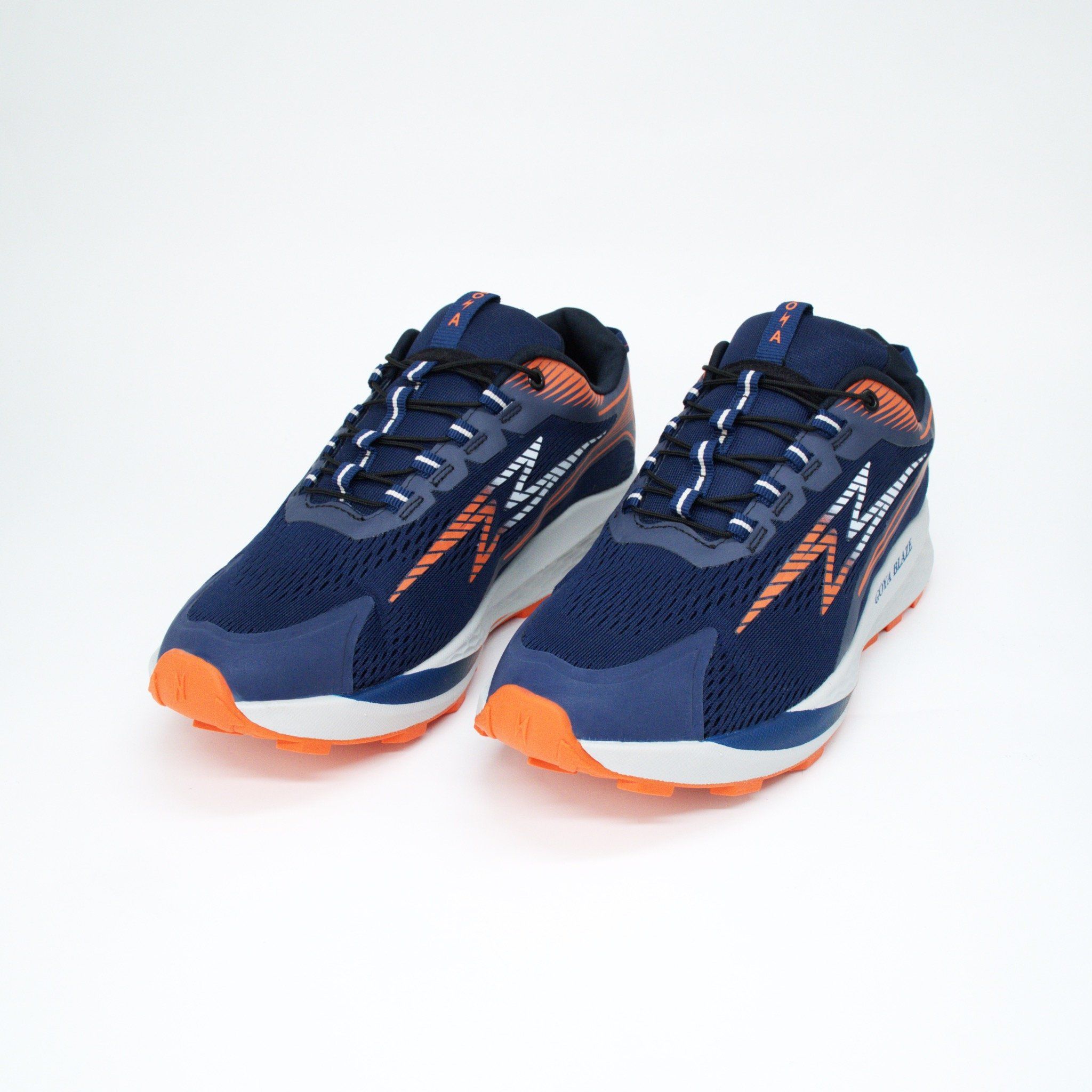  Giày Thể Thao Chạy Bộ, Leo Núi Nam Nữ Goya Trail Blaze Năm 2025 Xanh Dương Đế Cam 